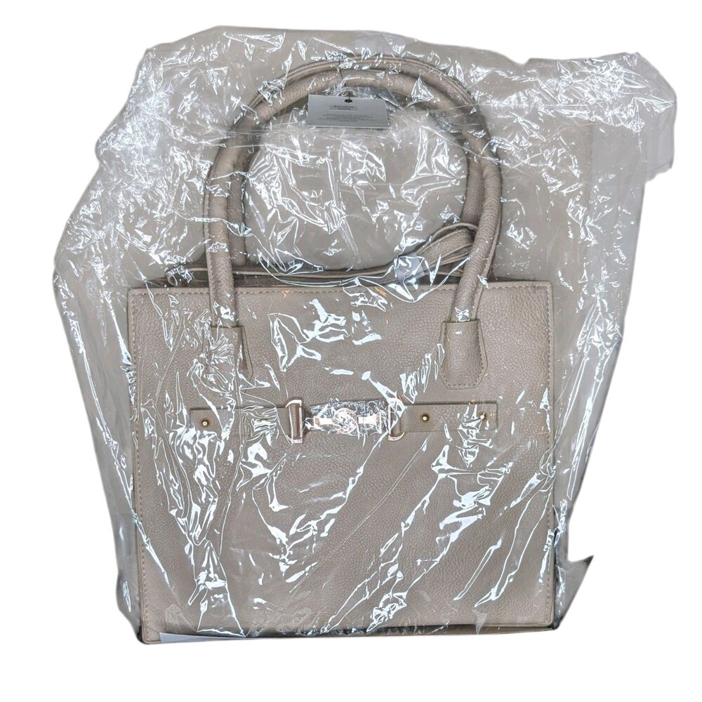 NWT Beverly Hills Polo Club Taupe Handbag